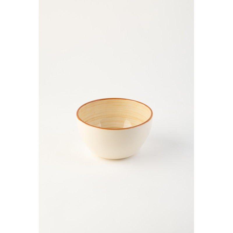 Піала Ideal Ceramic, коричнева спіраль 