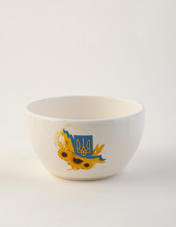 Піала Ideal Ceramic 500мл, з гербом України