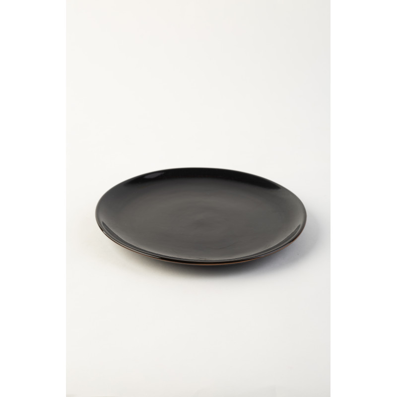 Тарілка Ideal Ceramic десертна 21 см чорна	