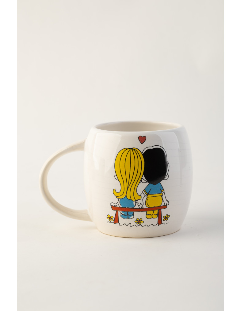 Чашка Ideal Ceramic, з романтичним малюнком