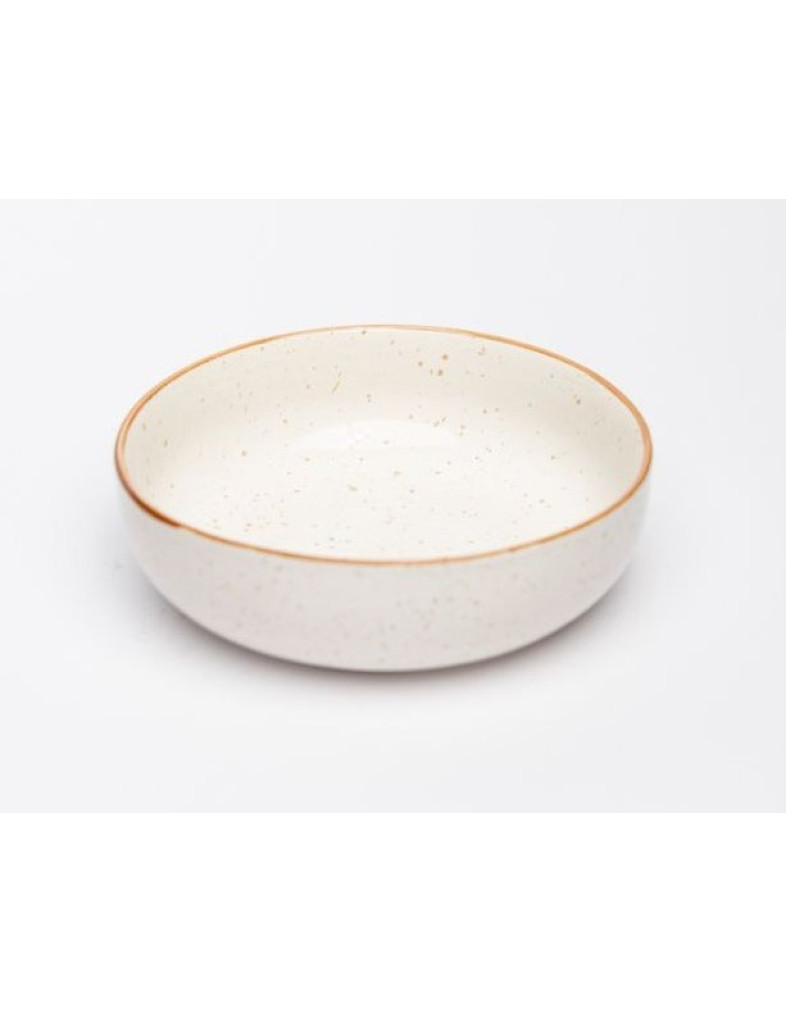 Боул  Ideal Ceramic 16см білий з коричневим вкрапленням