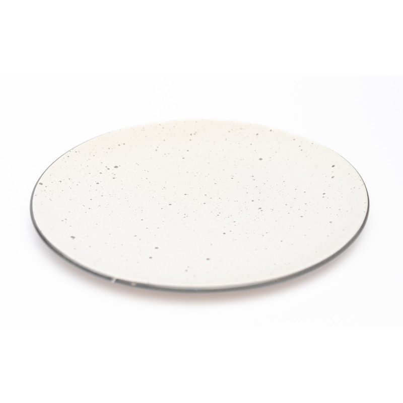 Тарілка підставна  Ideal Ceramic 25см з сірим вкрапленням