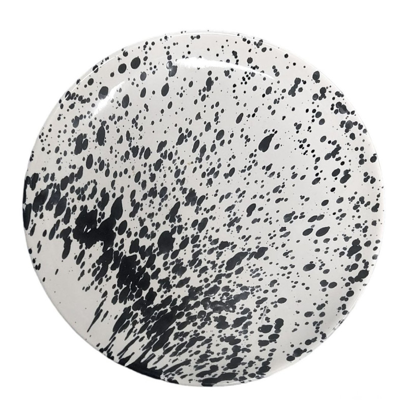 Тарілка десертна  Ideal Ceramic 21см з набризгом