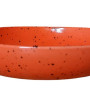 Салатник Ideal Ceramic, об'єм 750мл червоний з чорним вкрапленням