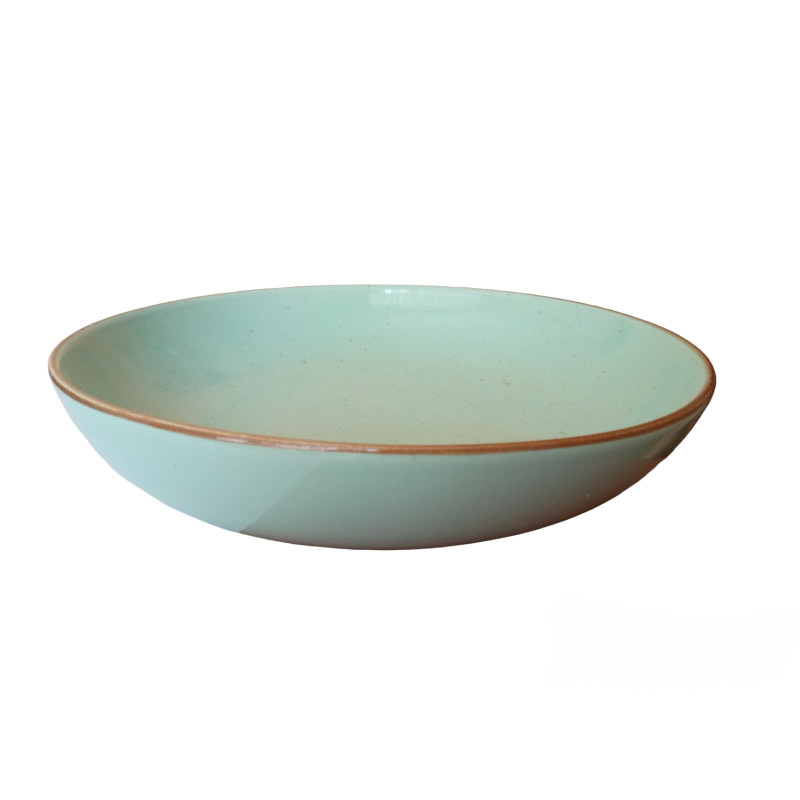 Салатник Ideal Ceramic, об'єм 750мл зелений з вкрапленням